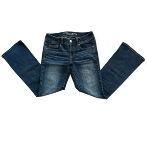 American Eagle Outfitters Women's Dark Blue Jeans